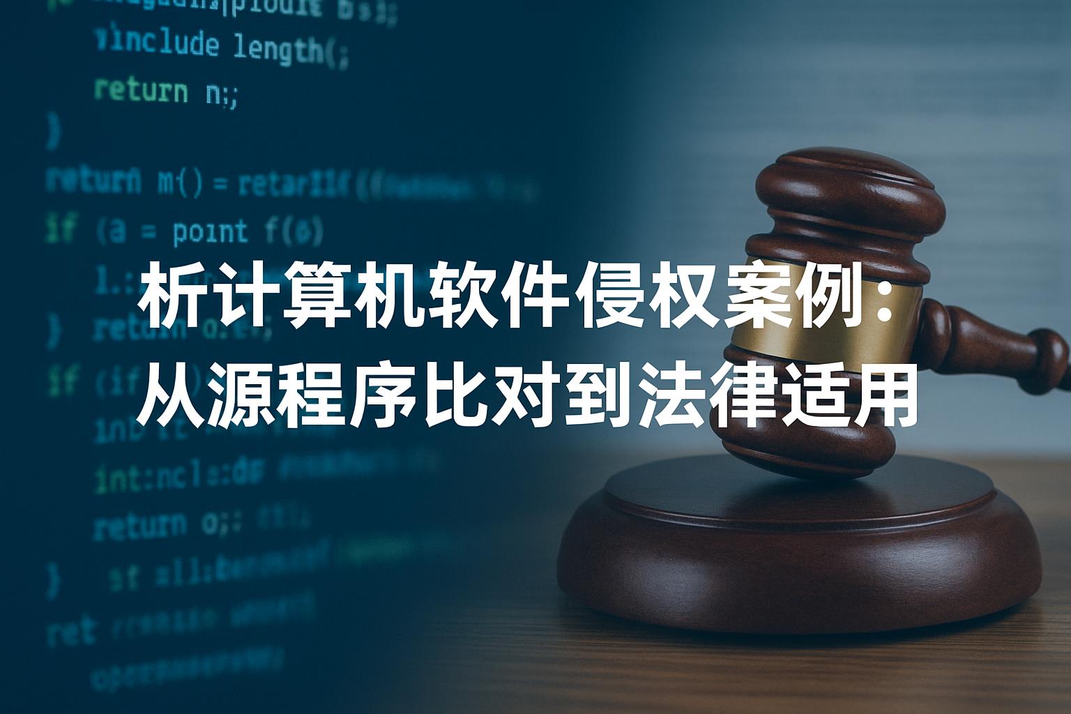解析计算机软件侵权案例：从源程序比对到法律适用